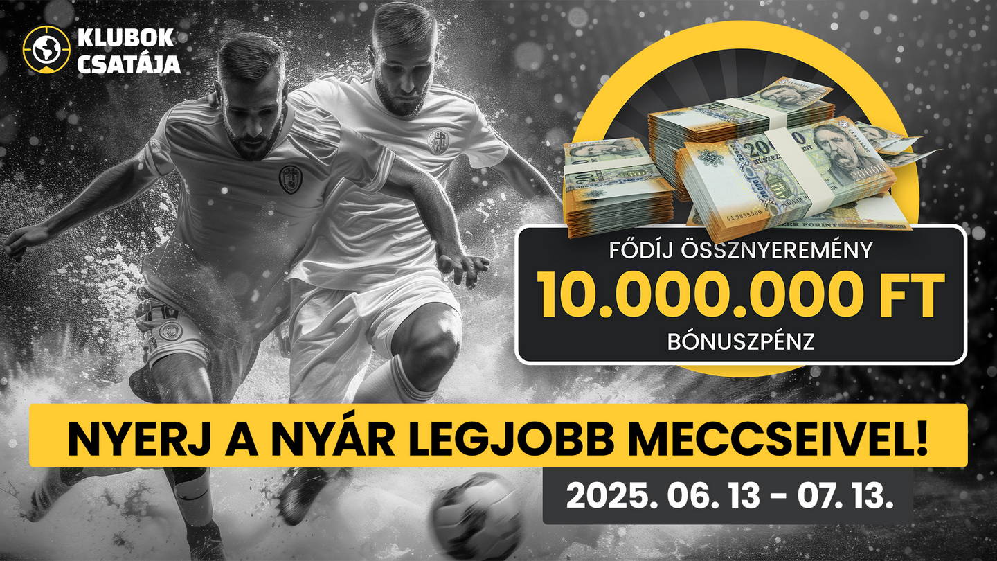 Kezdődik a Klubok csatája a Vegas.hu-n!