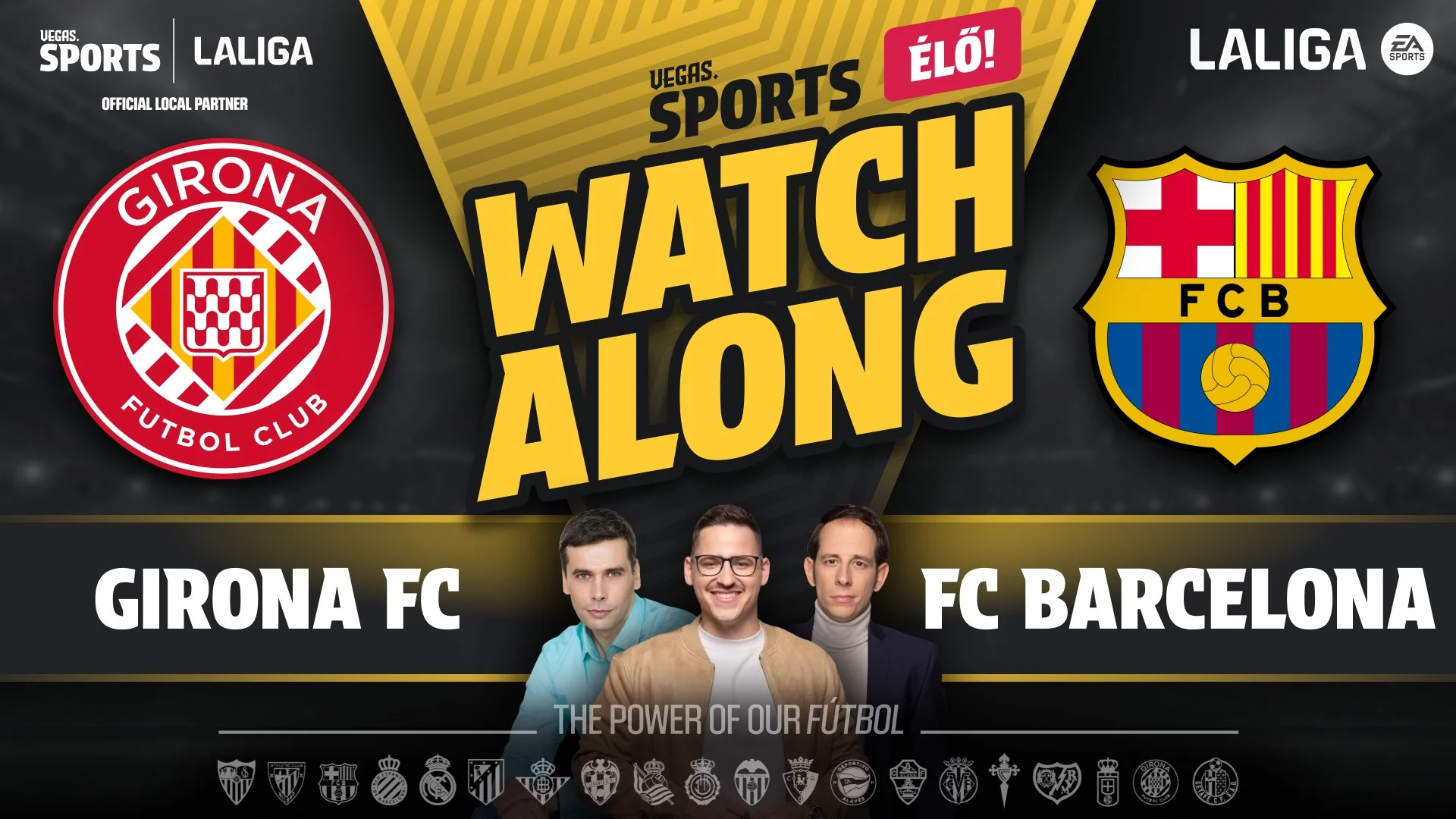 GIRONA - FC BARCELONA ÉLŐ WATCHALONG | A  ¿Qué Pasa? teljes csapatával