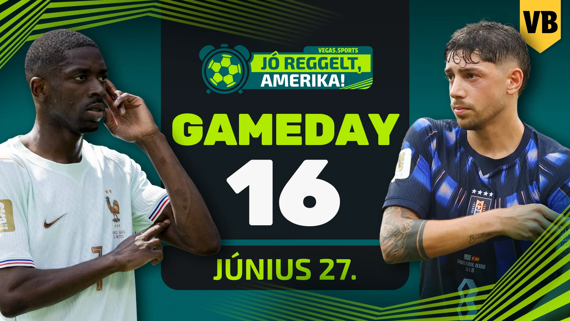 Dembélé triplázott, Vozinhaék továbbjutottak, Uruguay kiesett | Jó reggelt, Amerika! | GAMEDAY 16