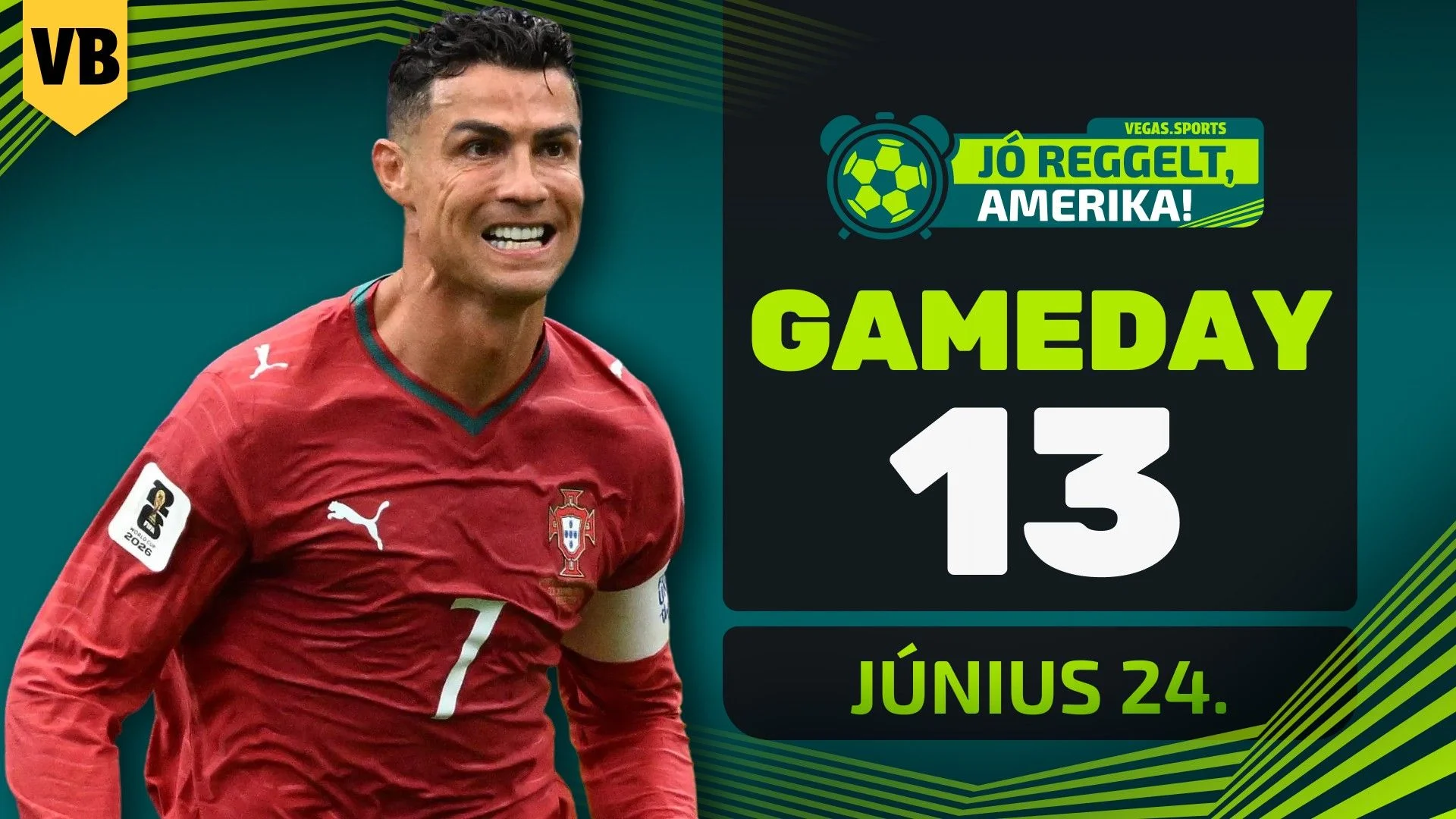 Cristiano Ronaldo duplázott, Portugália gálázott! | Jó reggelt, Amerika! | GAMEDAY 13