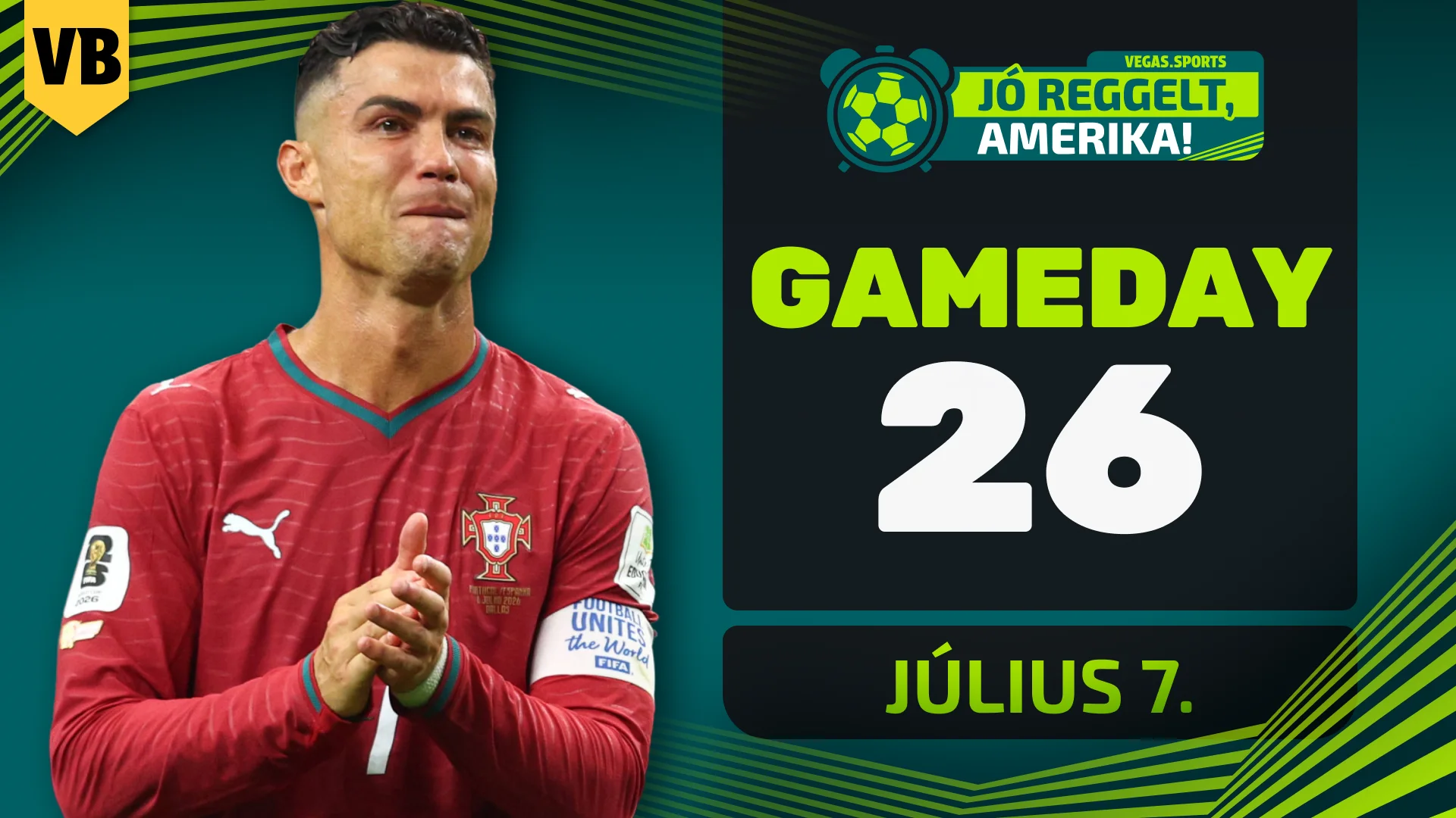 Ronaldo könnyes búcsúja, Belgium tovább éli az amerikai álmot! | Jó reggelt, Amerika! | GAMEDAY 26